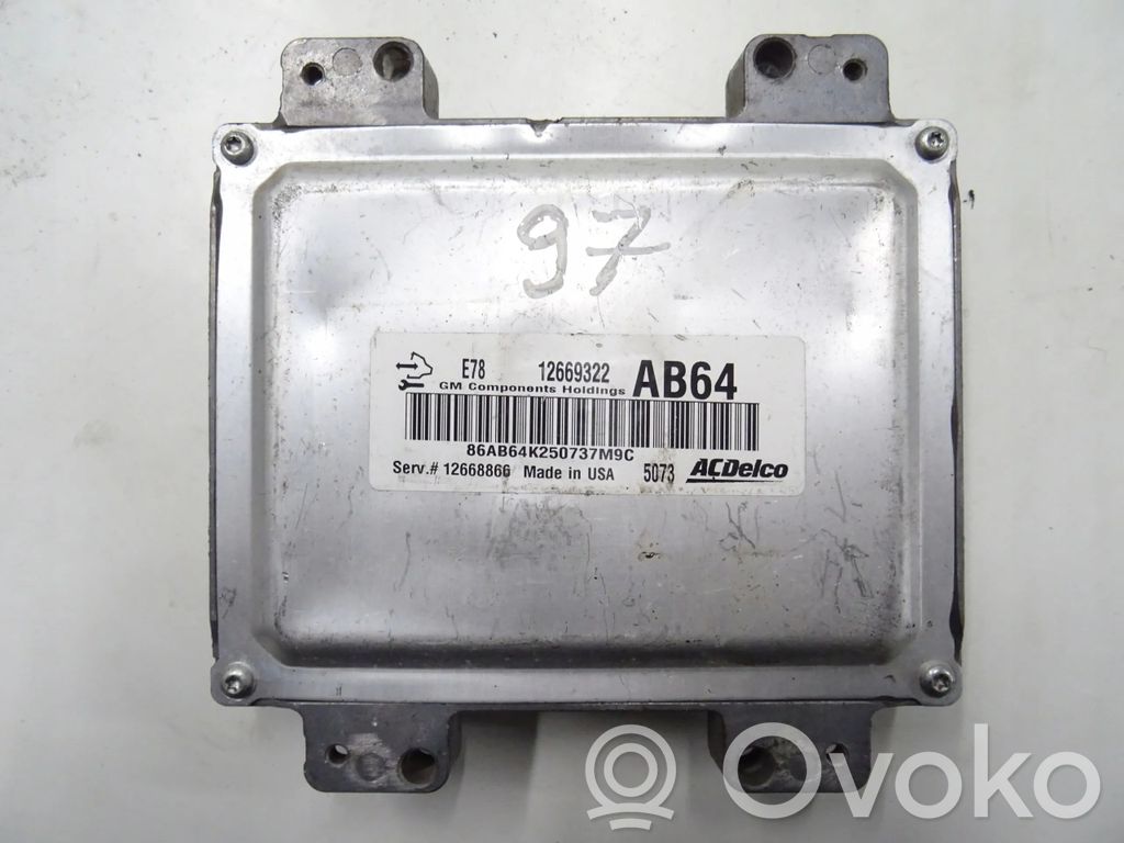 Opel Astra J Unidad de control/módulo ECU del motor 