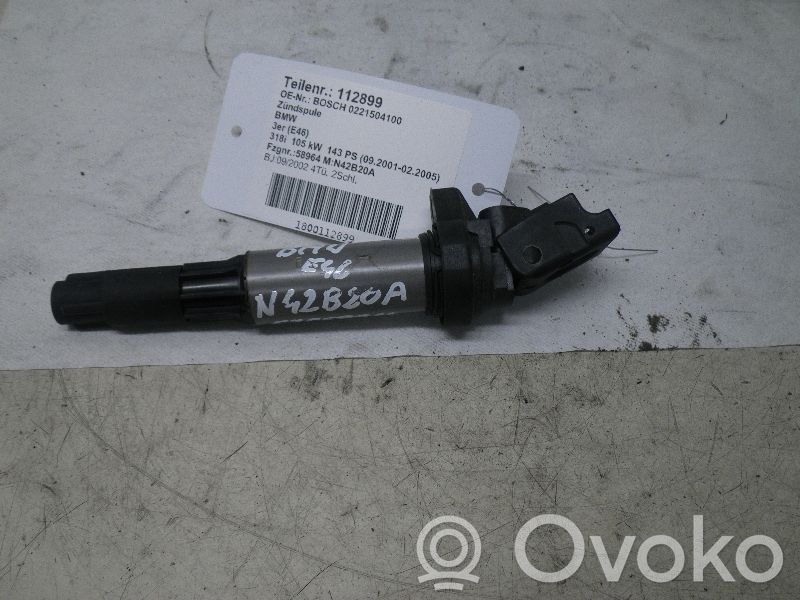 High voltage ignition coil   BOSCH0221504100