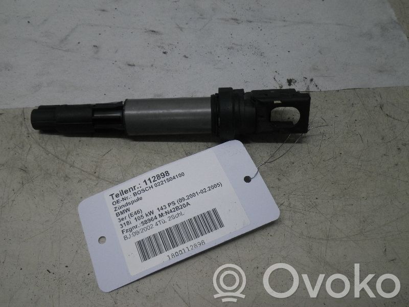 BMW 3 E46 High voltage ignition coil 
