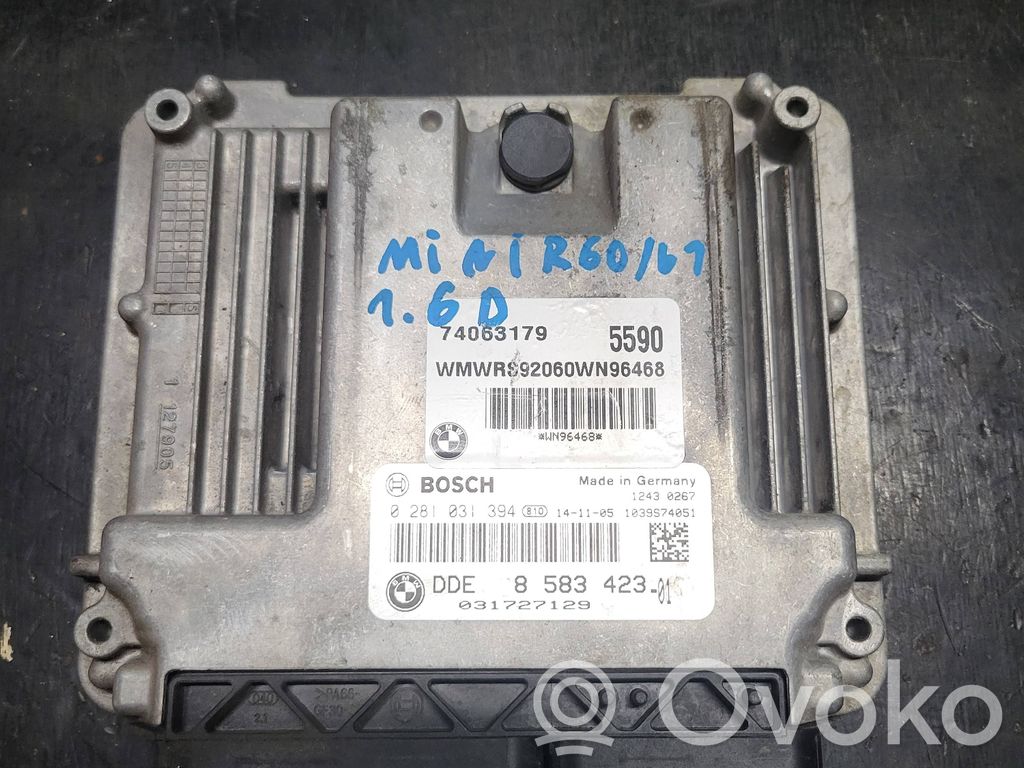 Engine control unit/module   0281031394,74063179,8583423