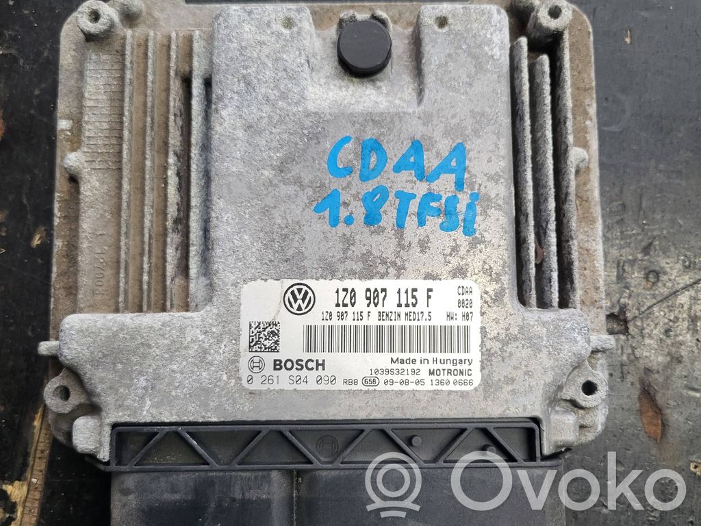 Engine control unit/module   1Z0907115F,0261S04090