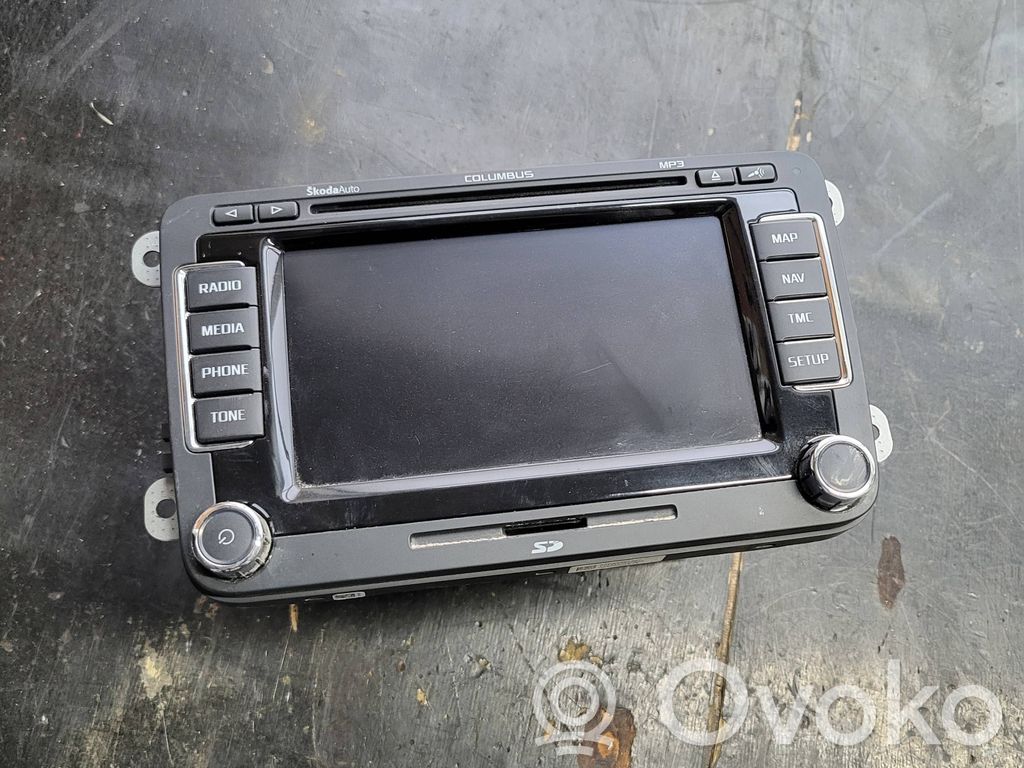 Skoda Octavia Mk2 (1Z) Unitate principală radio/CD/DVD/GPS 