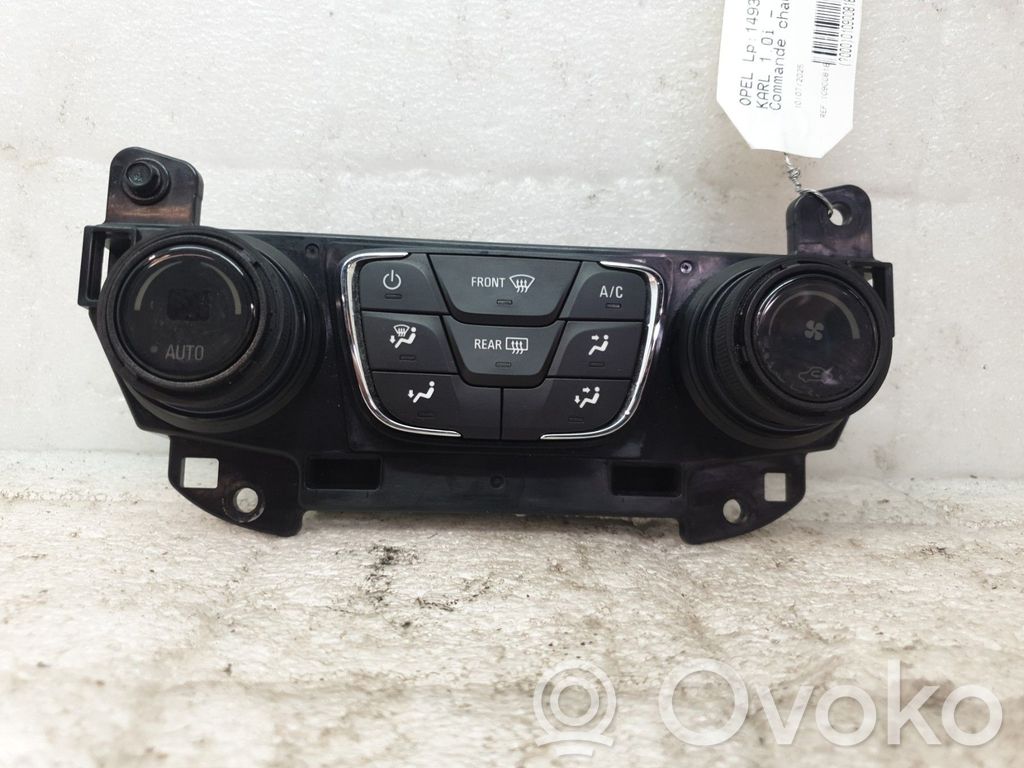 Opel Karl Climate control unit 