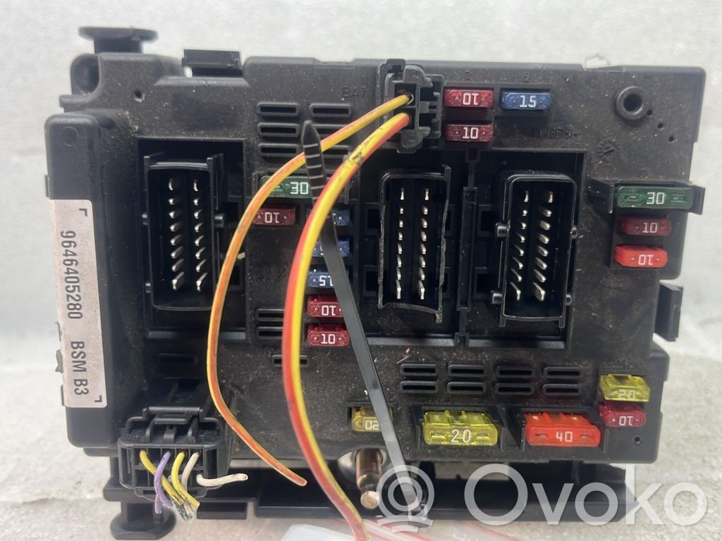 Citroen C8 Katvealueen valvonnan ohjainlaite (BSM) 