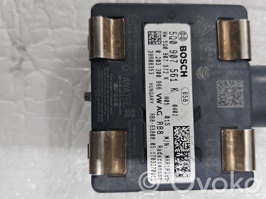 Sensor de radar Distronic   5Q0907561K,0203300966,5Q0907572K