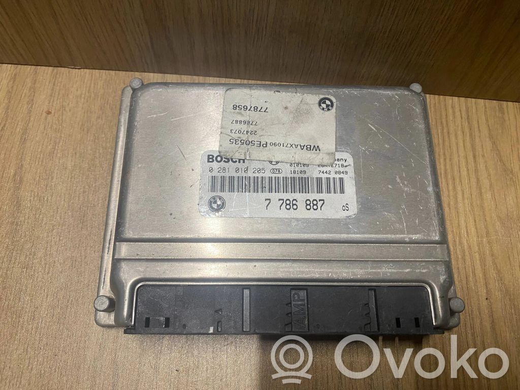 Engine control unit/module   0281010205,7786887