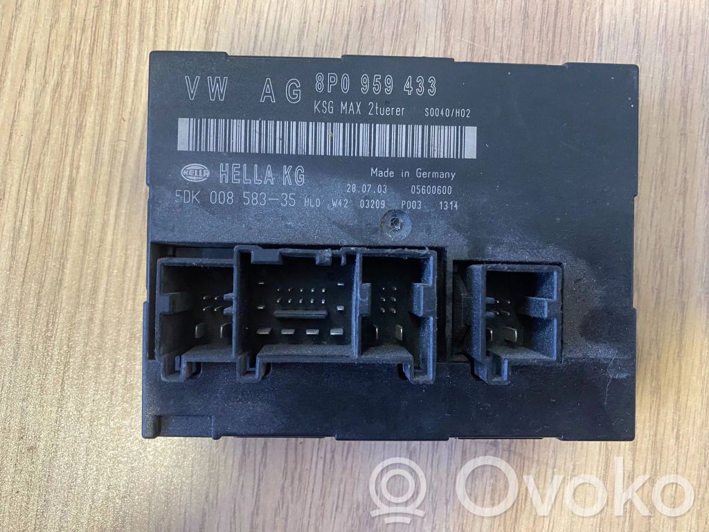 Módulo de confort/conveniencia   8P0959433,5DK00858335