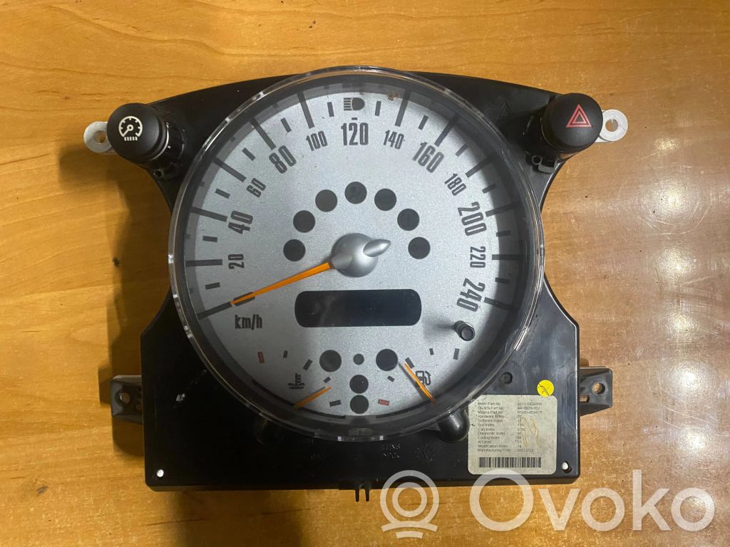 Mini One - Cooper R50 - 53 Vitezometru (grup de instrumente) 