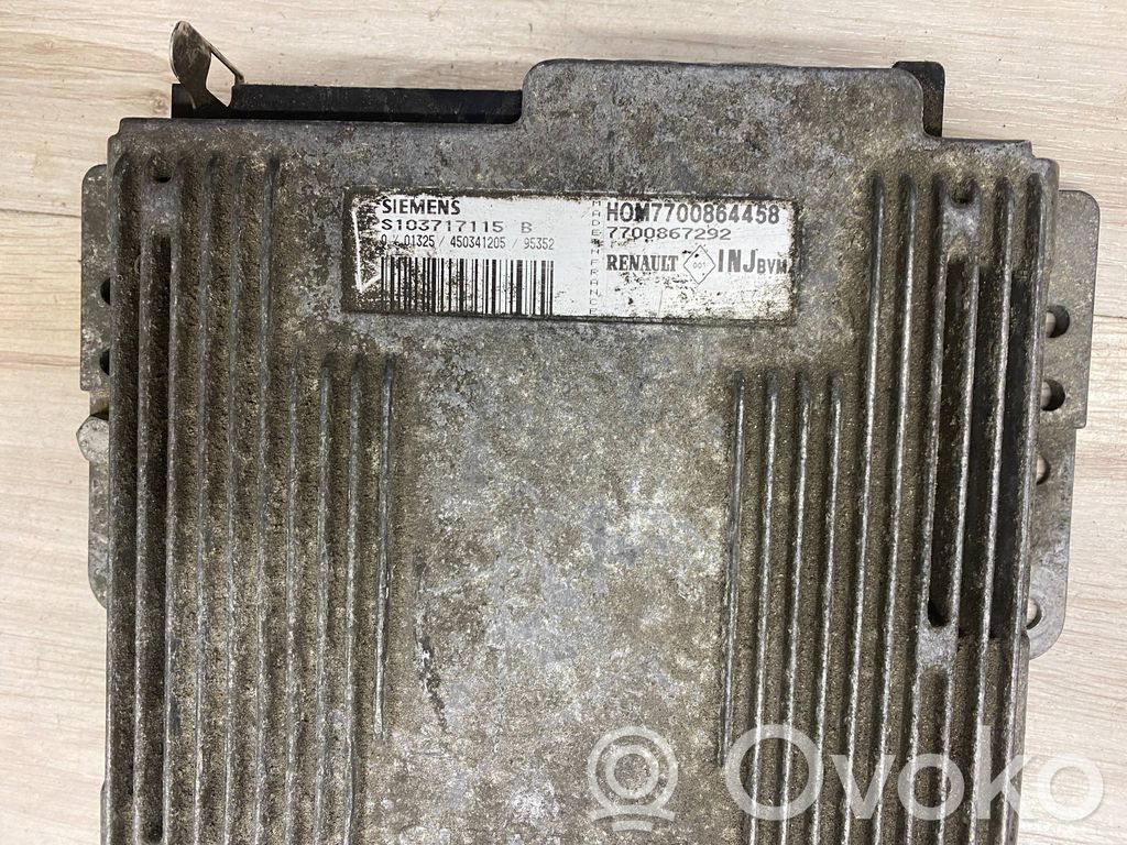 Engine control unit/module   S103717115B,7700867292,7700864458