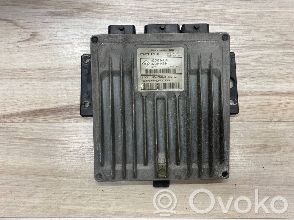 Engine control unit/module   8200334419,R0410B024C,8200414354