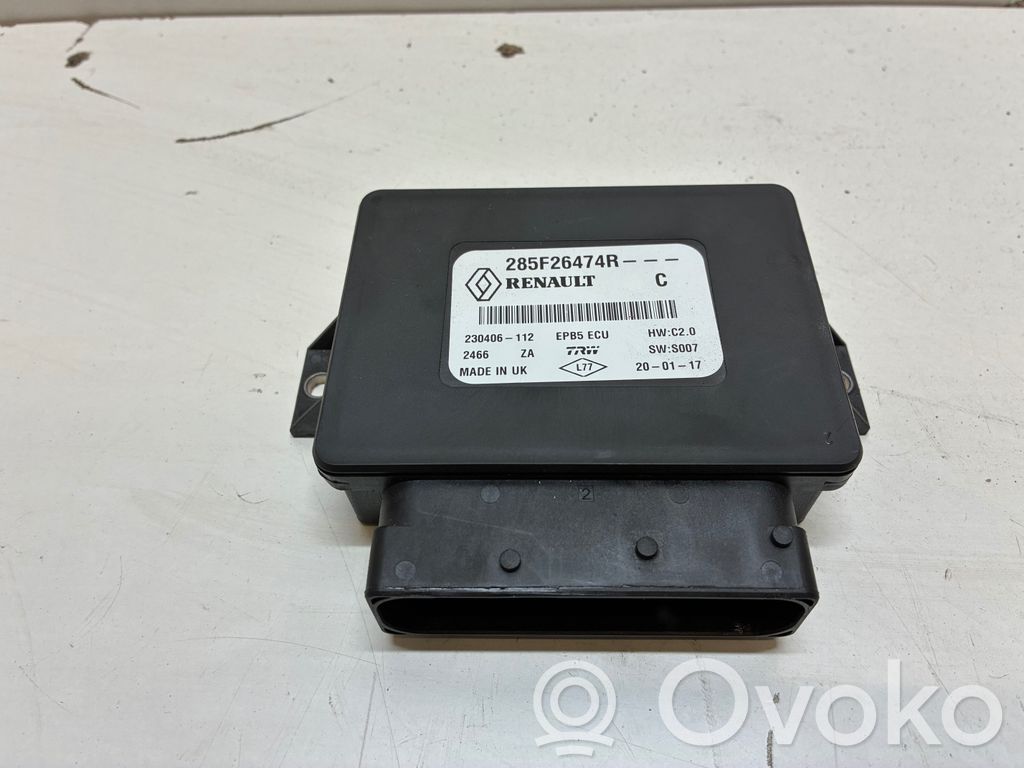 Renault Megane IV Hand brake control module 