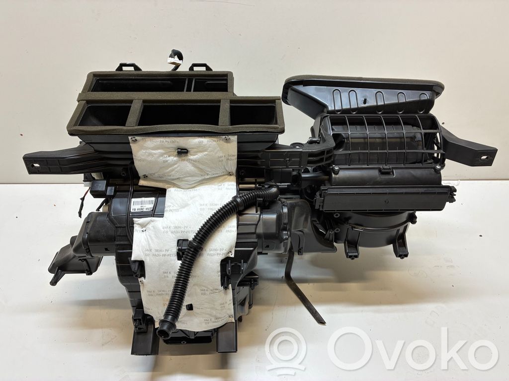 Interior heater climate box assembly
