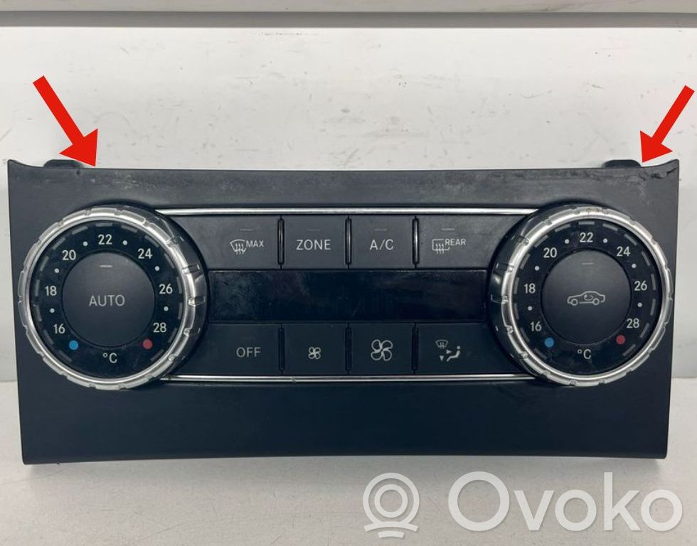 Mercedes-Benz C W204 Unité de contrôle climatique 
