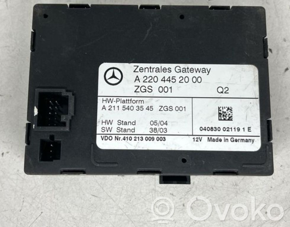 Módulo de control Gateway   A2204452000,2204452000