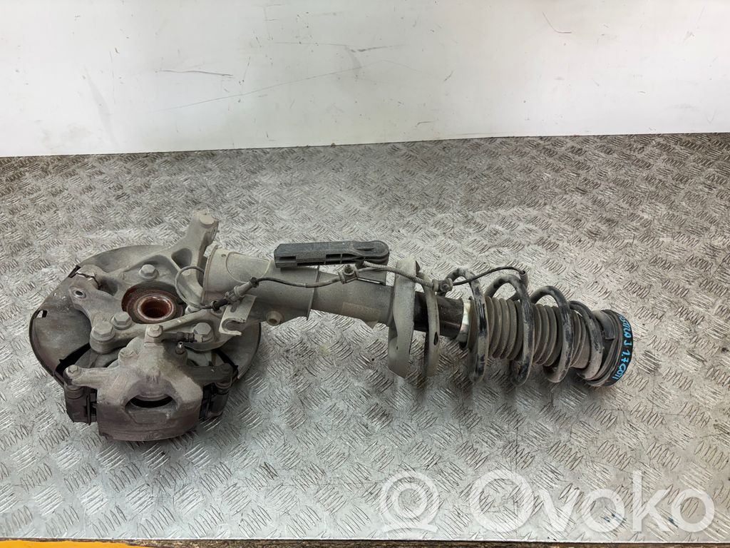 Front wheel hub spindle knuckle