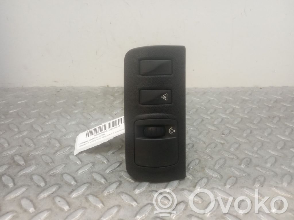 Renault Megane III Interruptor de control del panel de luces 