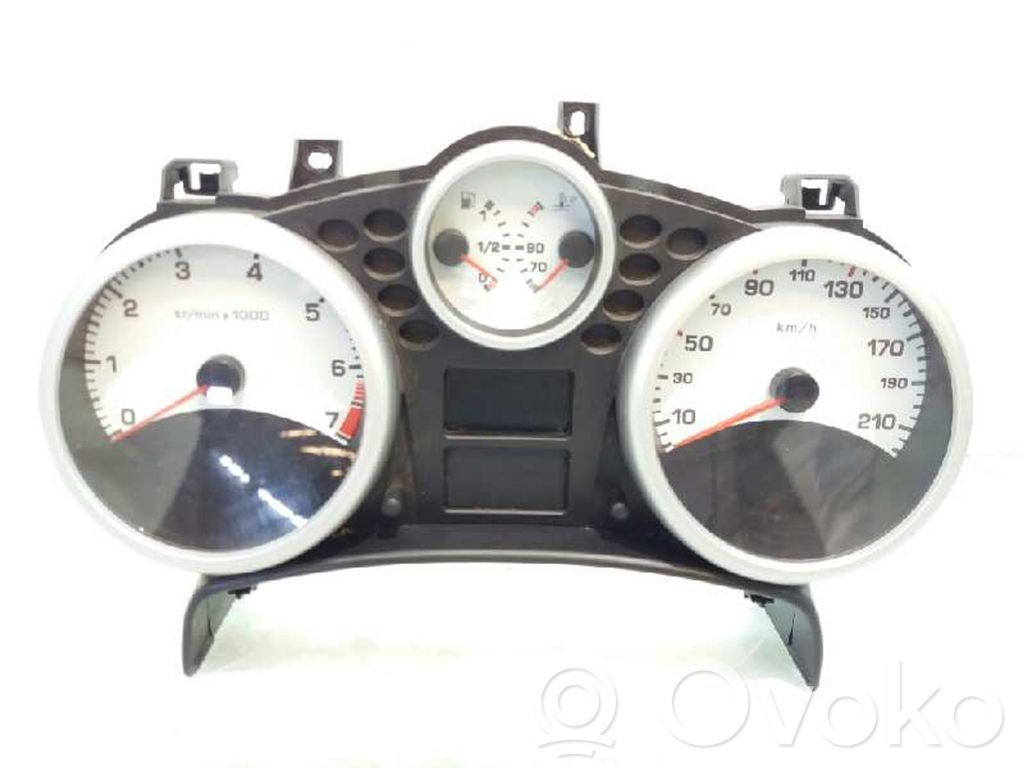 Peugeot 207 Geschwindigkeitsmesser Cockpit 