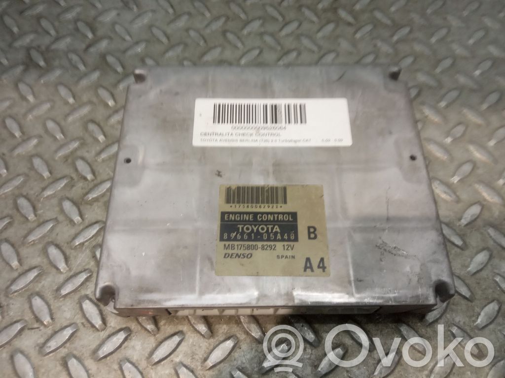 Toyota Avensis T250 Unitate/modul de comandă închidere centralizată 