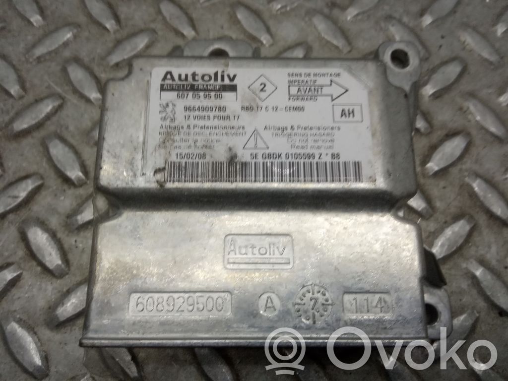 Peugeot 308 Centralina/modulo airbag 