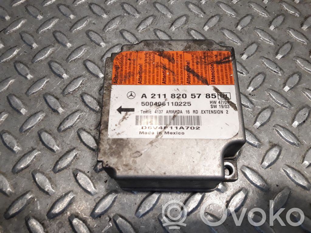 Sterownik / Moduł Airbag   2118703985,500406110225