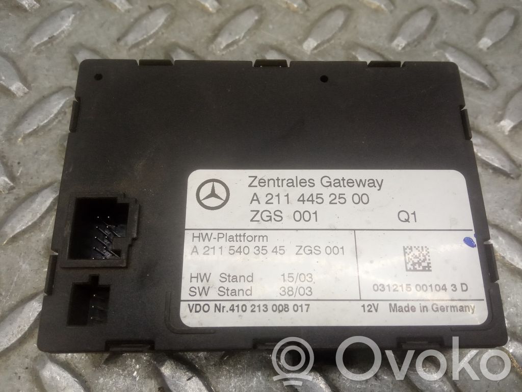 Mercedes-Benz E W211 Centralina/modulo del motore 