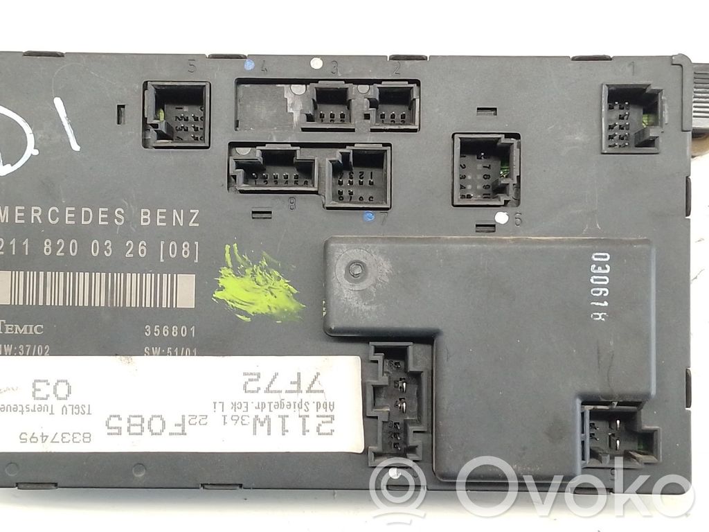 Mercedes-Benz E W211 Autres unités de commande / modules 