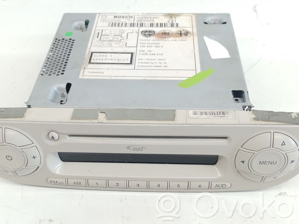 Fiat 500 Abarth HiFi Audio sound control unit 