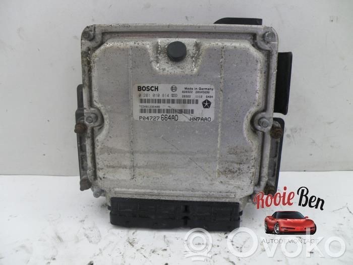 Engine control unit/module   0281010814,04727664AD,P04727664AD