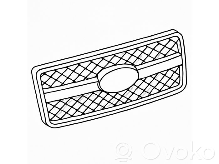 Fiat Panda II Atrapa chłodnicy / Grill 