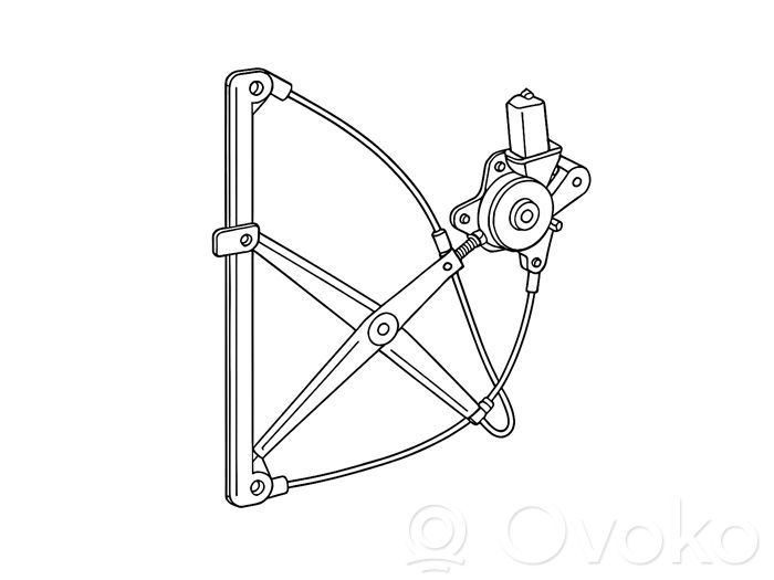 Ford Ka Front door window regulator with motor 