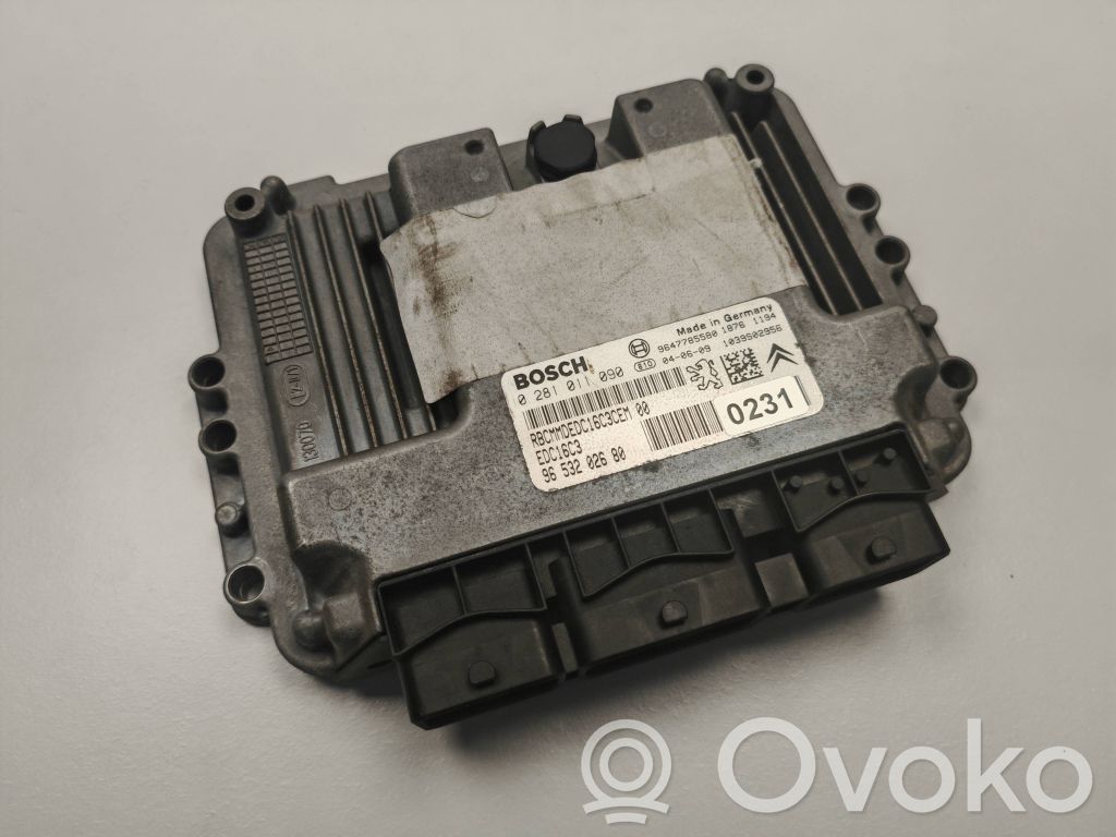 Peugeot 307 Engine control unit/module 