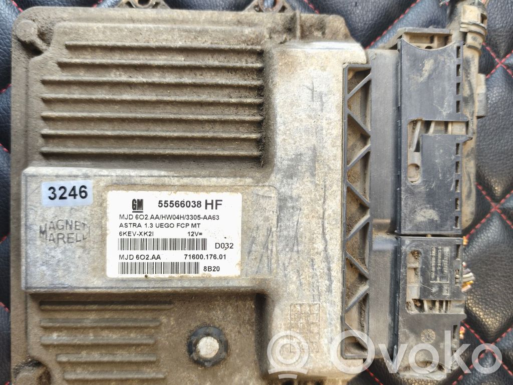 Engine control unit/module   55566038,7160017601,MJD602AA,6KEVXK2L