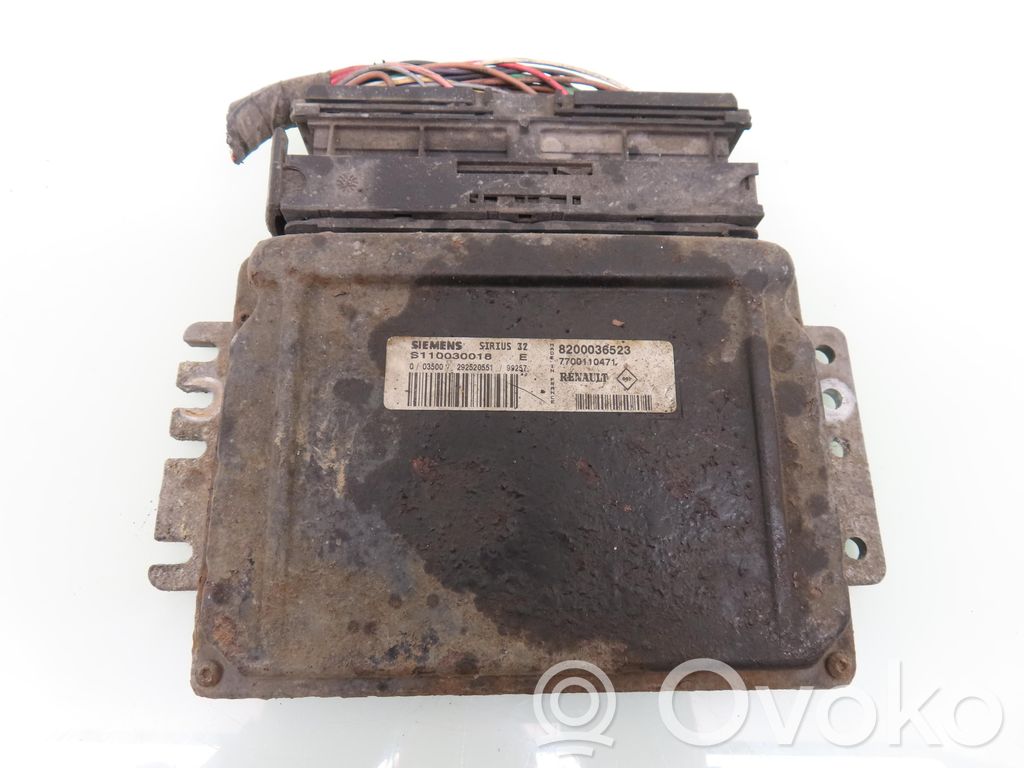 Engine control unit/module   8200036523,S110030018E,8200036523,S110030018E