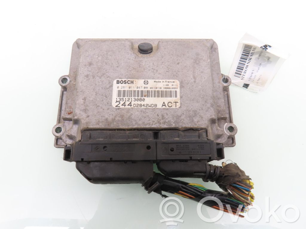 Engine control unit/module   0281011047,1351213080,0281011047,1351213080
