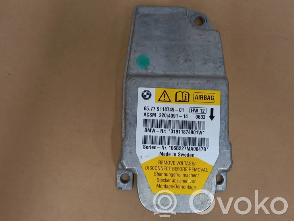 BMW Z4 E85 E86 Airbag control unit/module 