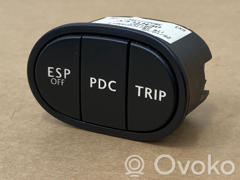 ESP (stability program) switch   3W0927134C,GB1297,16629