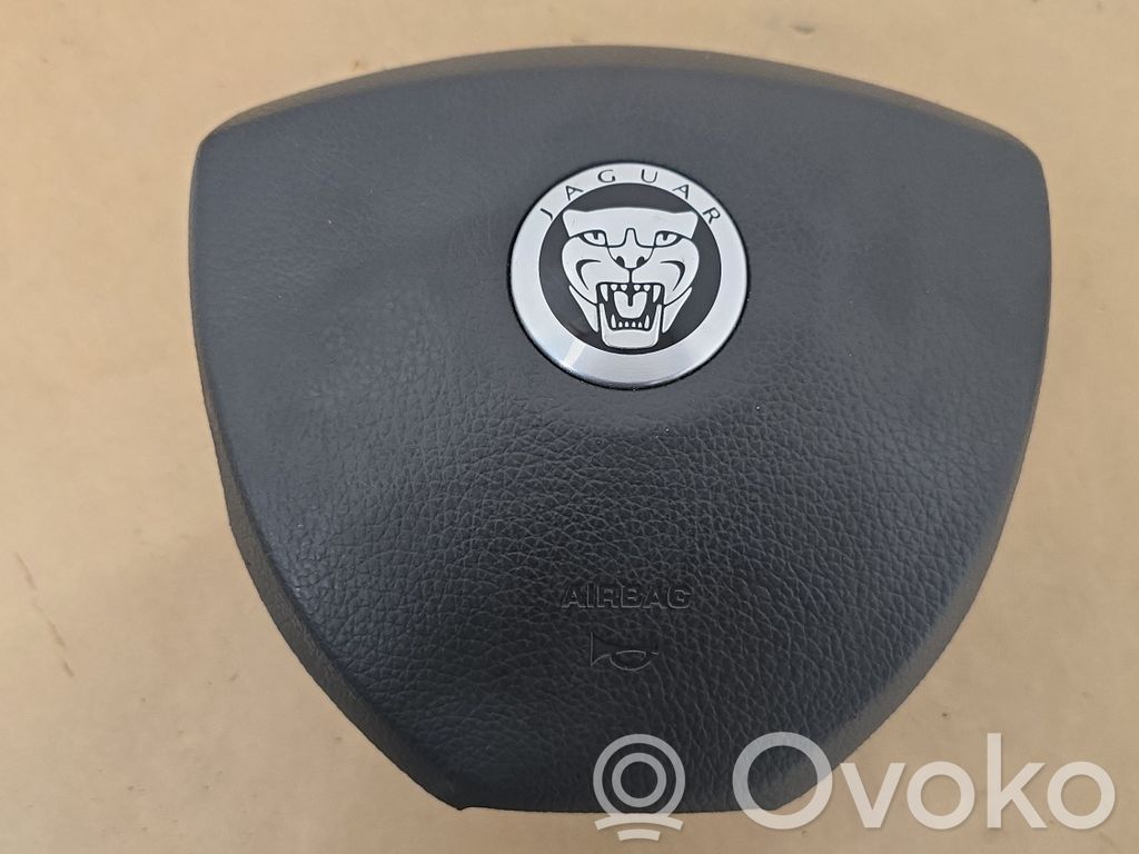 Jaguar XF X250 Poduszka powietrzna Airbag kierownicy 