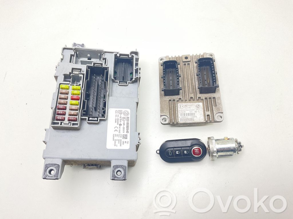 Fiat Grande Punto Engine ECU kit and lock set 