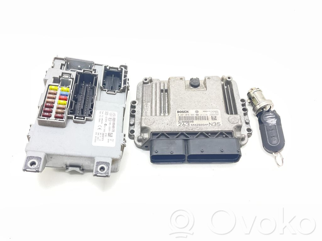 Fiat Doblo Engine ECU kit and lock set 