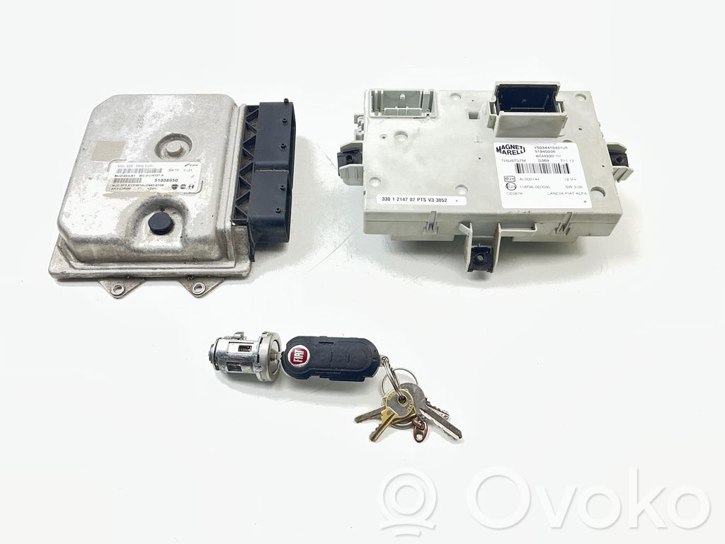 Fiat 500L Engine ECU kit and lock set 