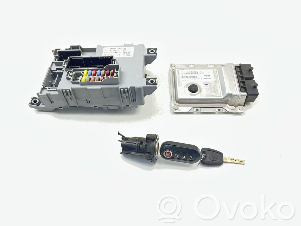 Fiat 500 Engine ECU kit and lock set 