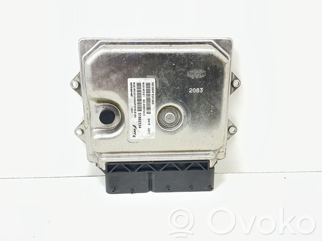 Engine control unit/module   MJD8F2E1,199B1000,51892334,MJD8F2E1