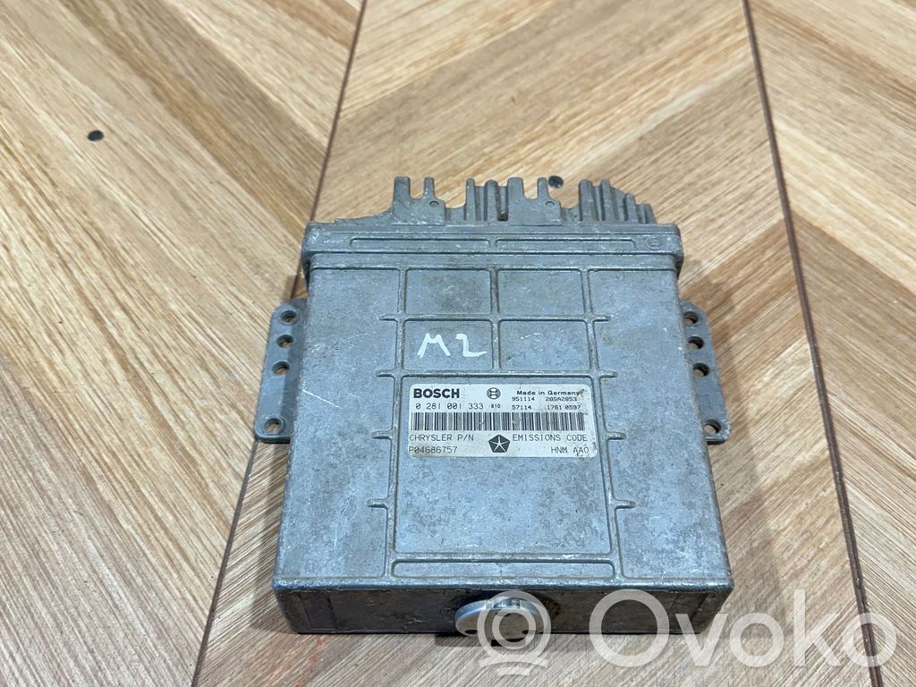 Engine control unit/module   0281001333,P04686757,EM1SS10NS