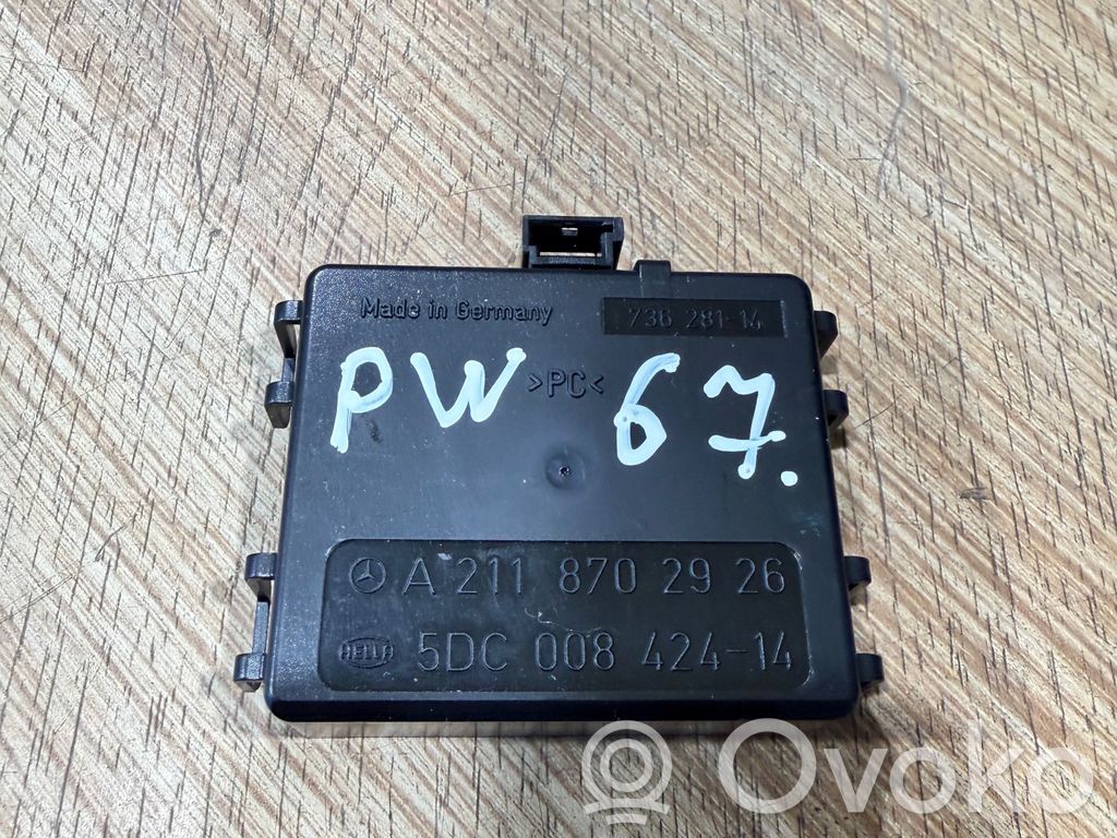 Mercedes-Benz E W211 Sensor de lluvia 