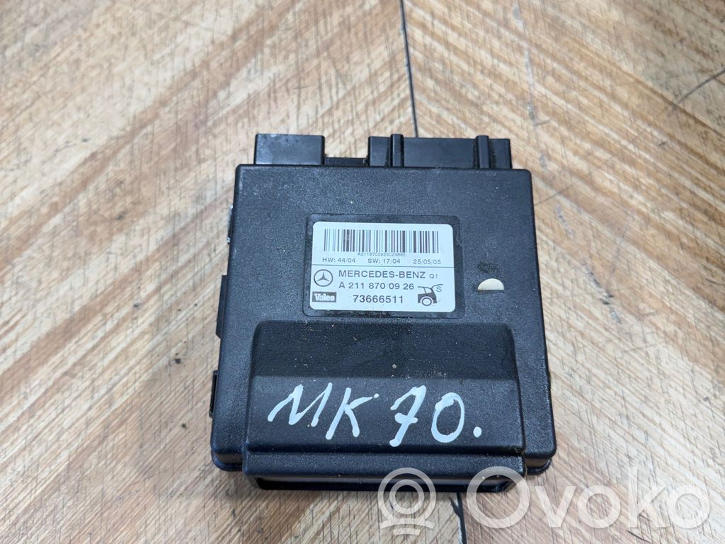 Mercedes-Benz E W211 Tailgate/trunk control unit/module 