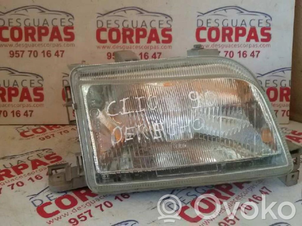 Renault Clio I Phare frontale 