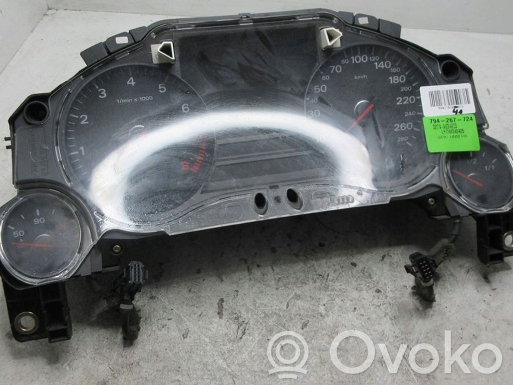 Audi A8 S8 D3 4E Speedometer (instrument cluster) 
