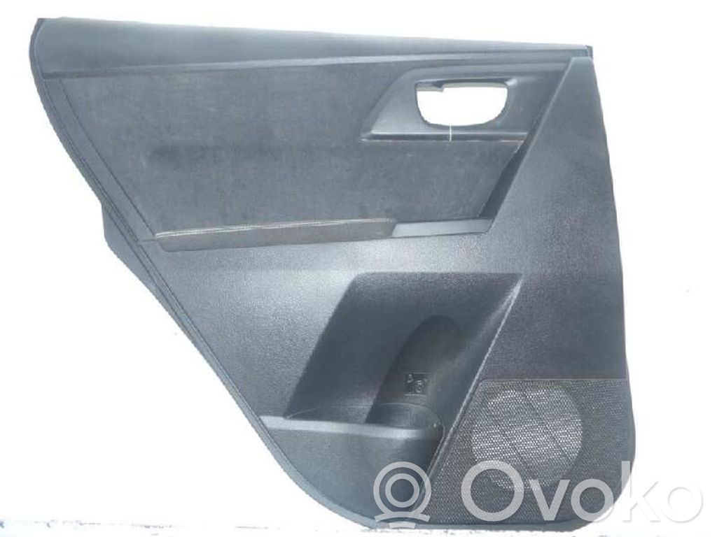 Rear door card panel trim