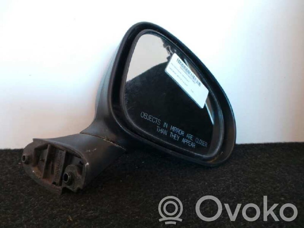 Front door electric wing mirror   NEGRO