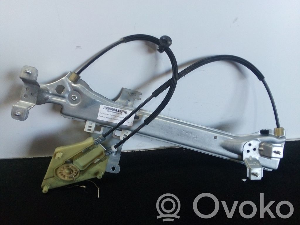 Renault Megane III Rear window lifting mechanism without motor 